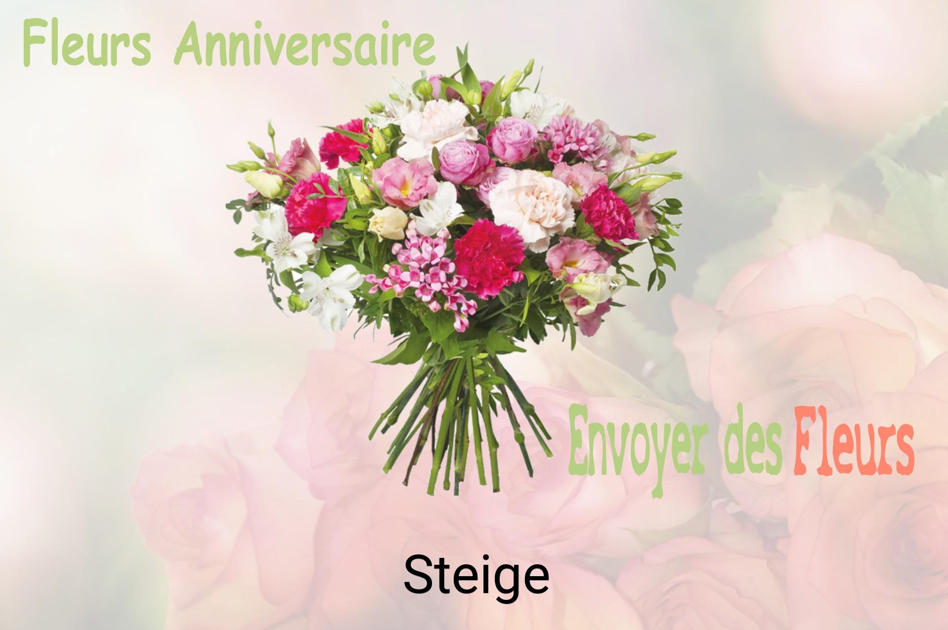 Bouquet de fleurs d’anniversaire livré à Steige