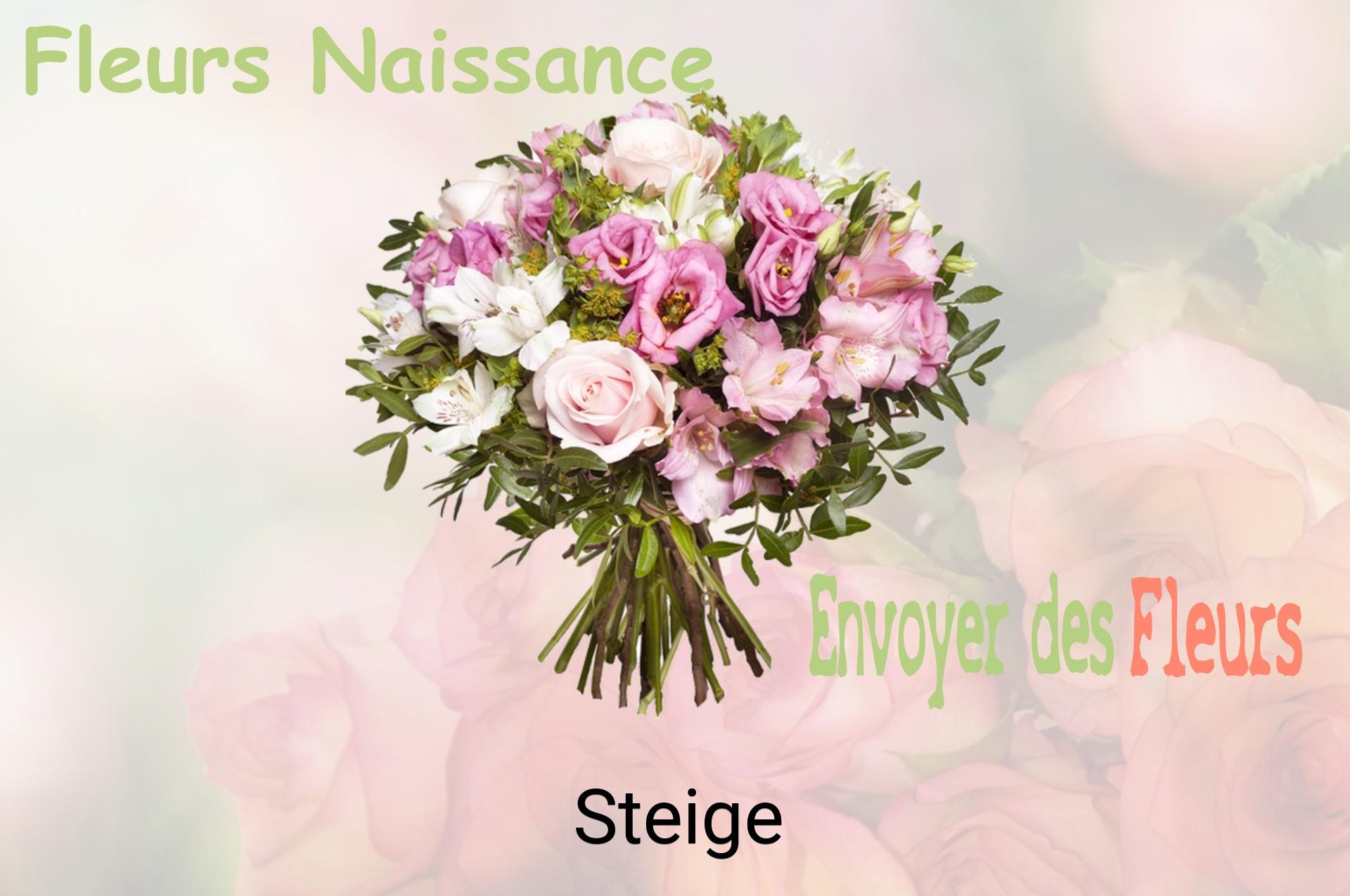 Bouquet de fleurs de naissance livré à Steige